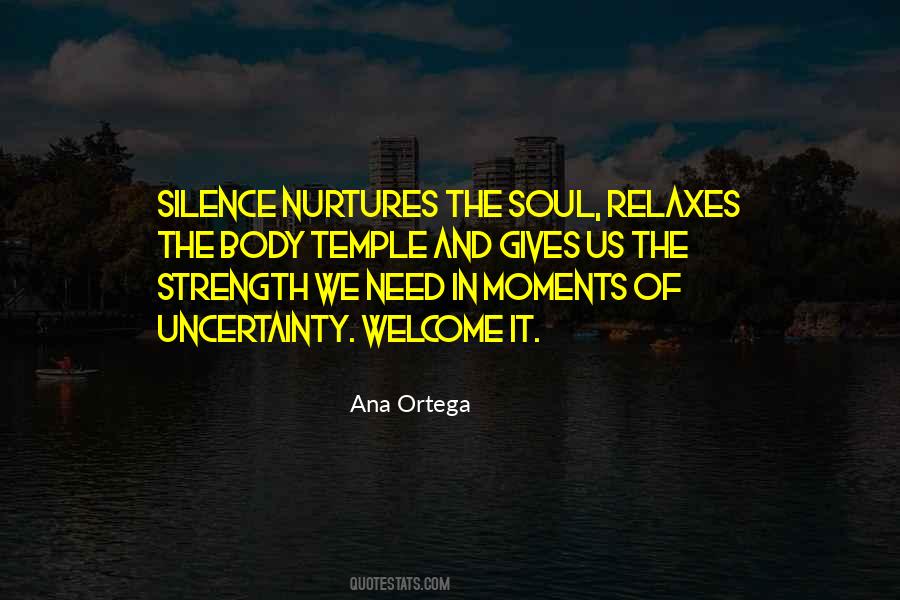 Sometimes All You Need Is Silence Quotes #35856