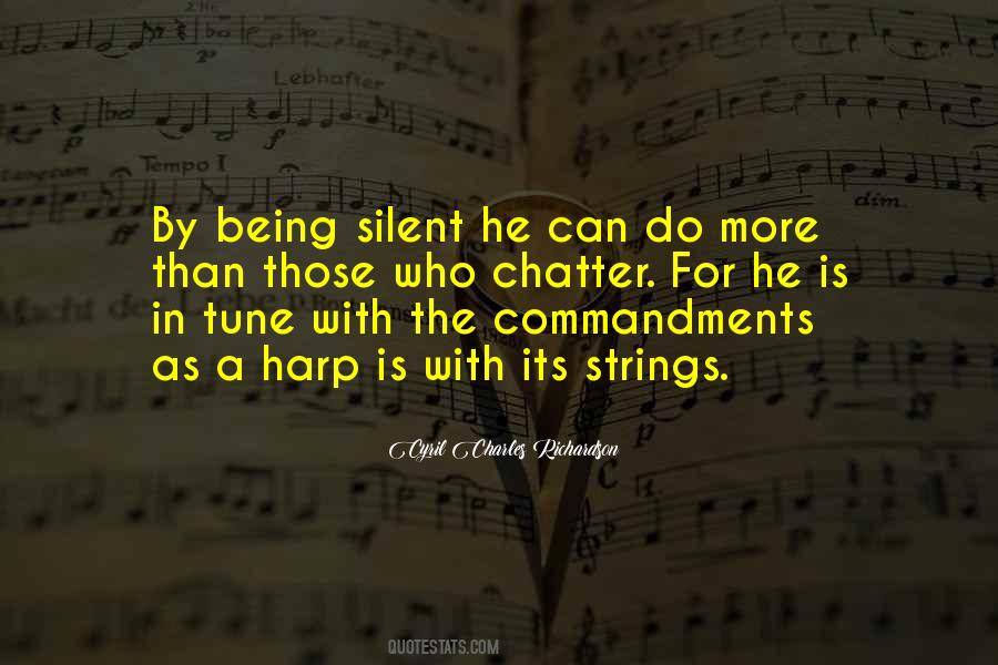 Sometimes Being Silent Quotes #3584