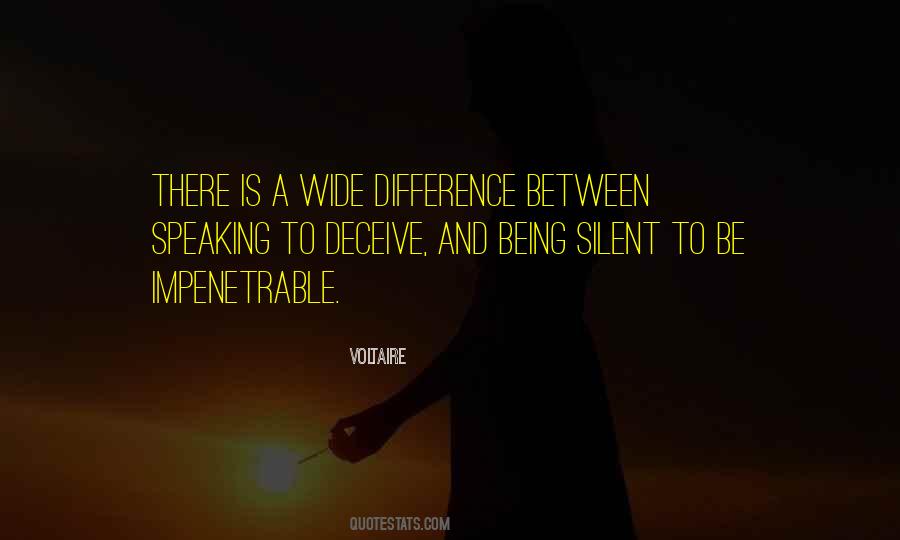 Sometimes Being Silent Quotes #54614