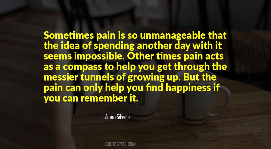 Sometimes Happiness Quotes #82491