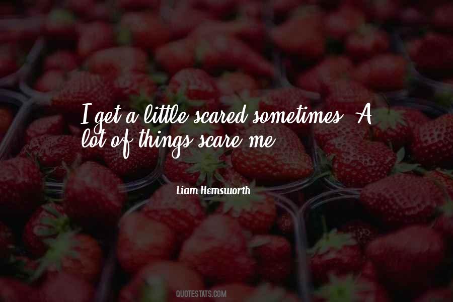 Sometimes I Get Scared Quotes #628136