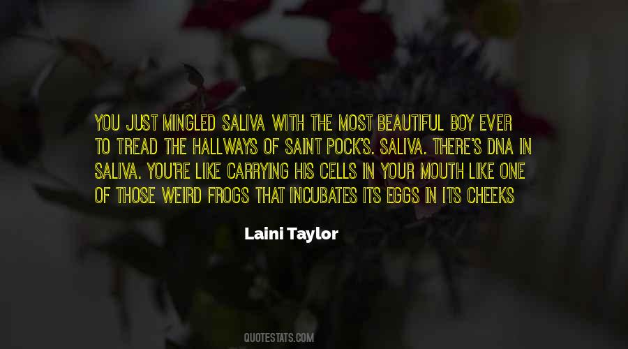 Quotes About Saliva #809280