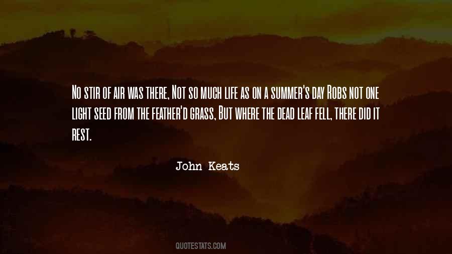 Quotes About John Keats #162299