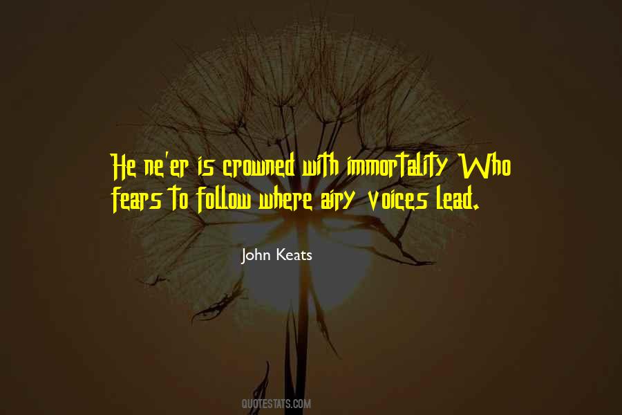 Quotes About John Keats #250326