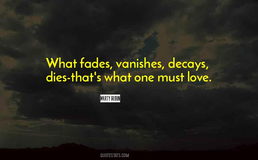 Sometimes Love Fades Quotes #123674