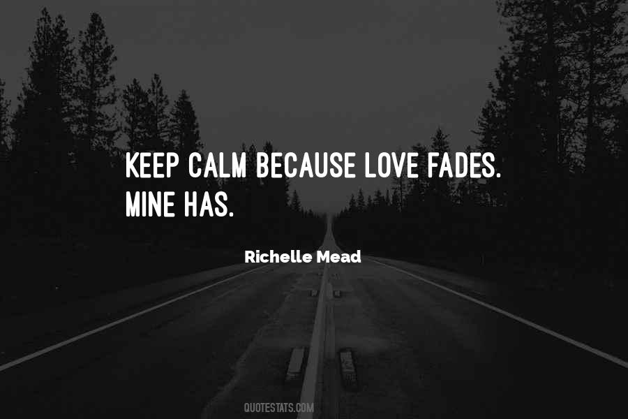 Sometimes Love Fades Quotes #687075