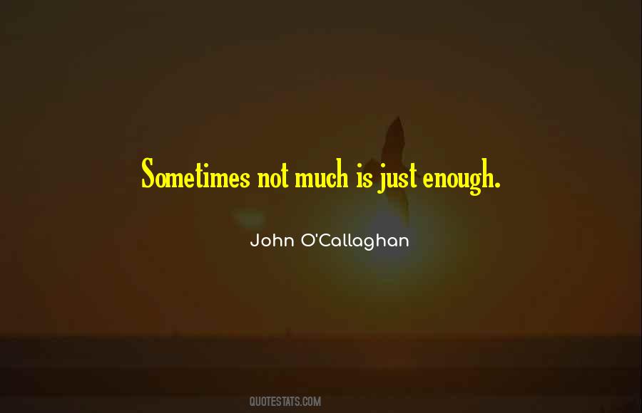Sometimes Love Is Not Enough Quotes #1219524