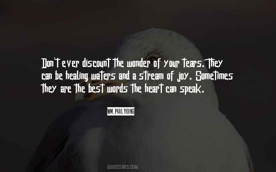 Sometimes Tears Quotes #1241417