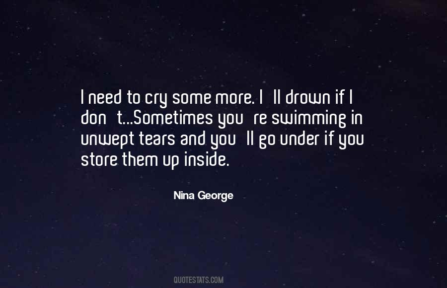 Sometimes Tears Quotes #1296779