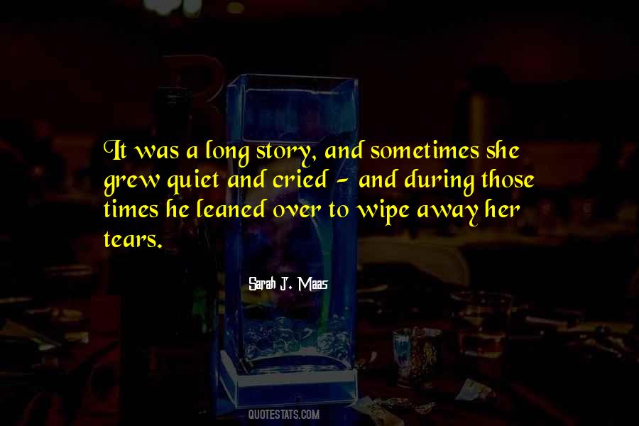Sometimes Tears Quotes #84700