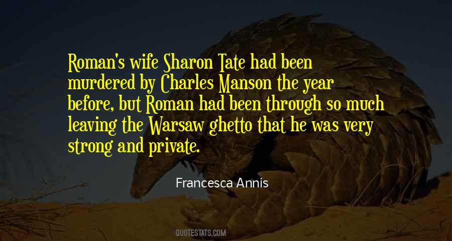 Quotes About Sharon Tate #375035