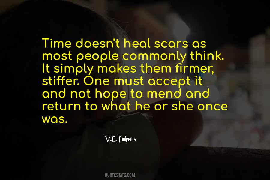 Sometimes Time Doesn't Heal Quotes #1736570