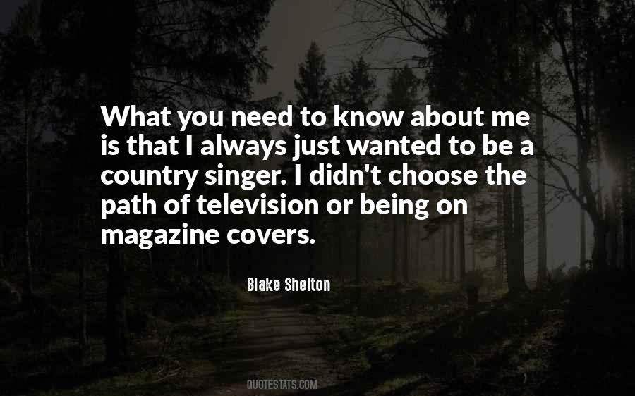 Quotes About Blake Shelton #86407