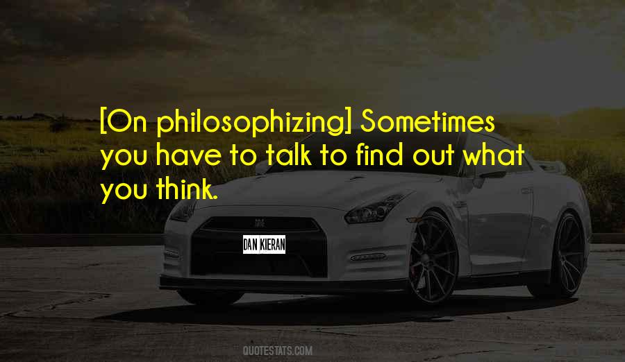 Sometimes What You Think Quotes #295582