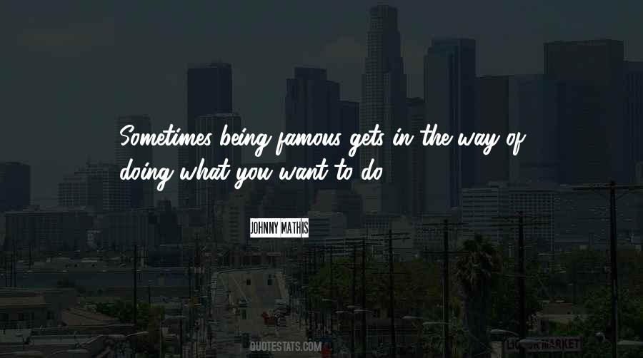 Sometimes What You Want Quotes #317979