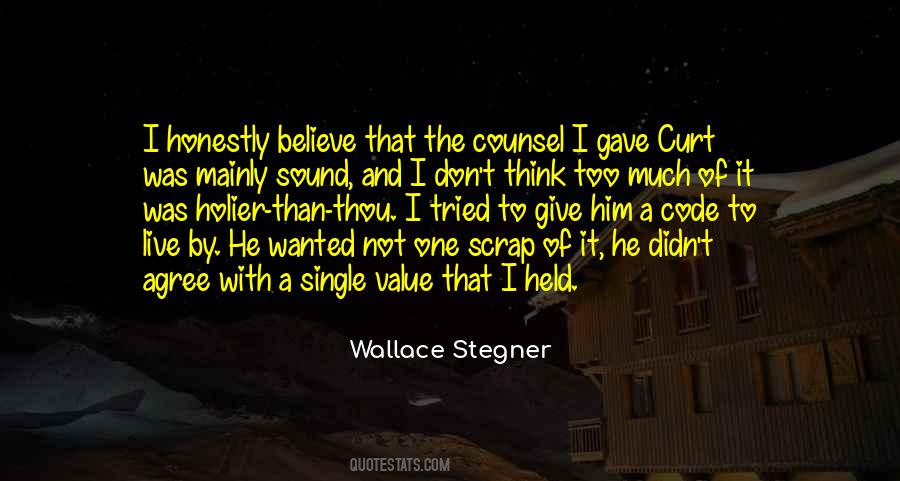 Quotes About Wallace Stegner #644710