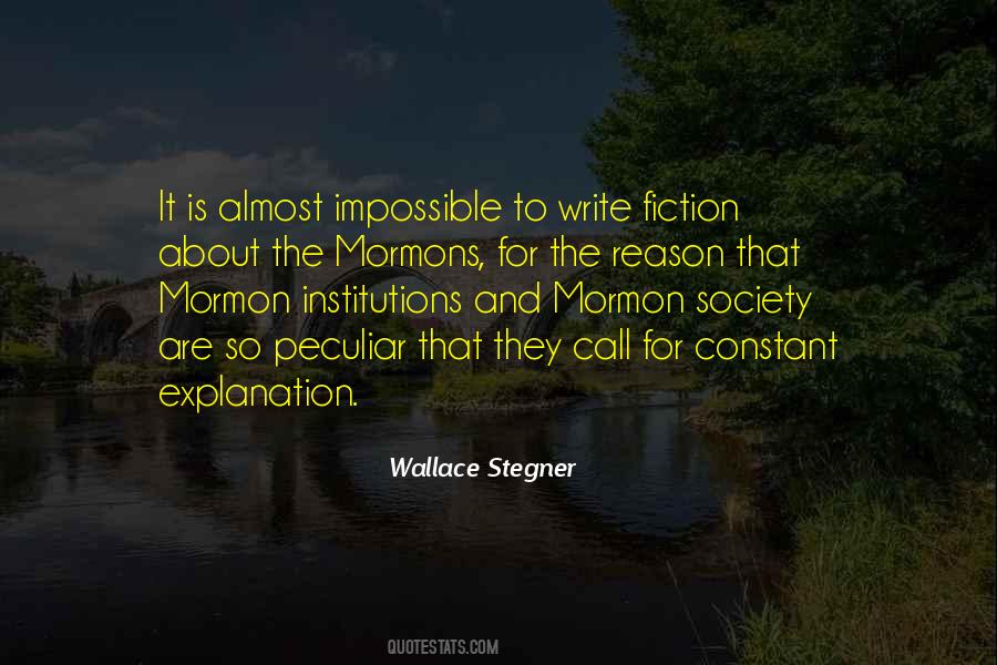 Quotes About Wallace Stegner #915798