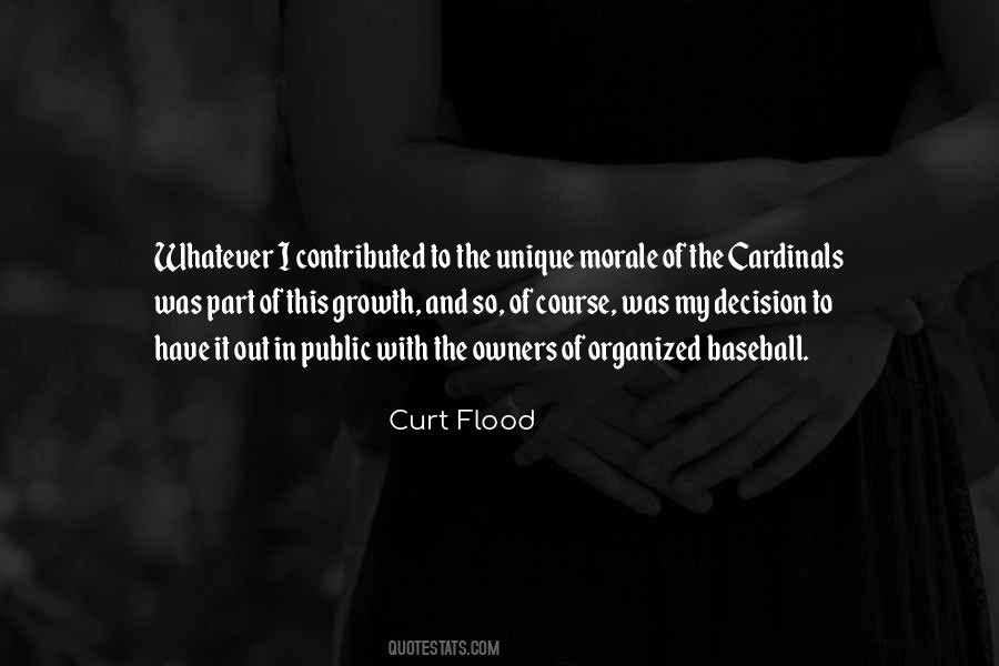 Quotes About Curt Flood #233723