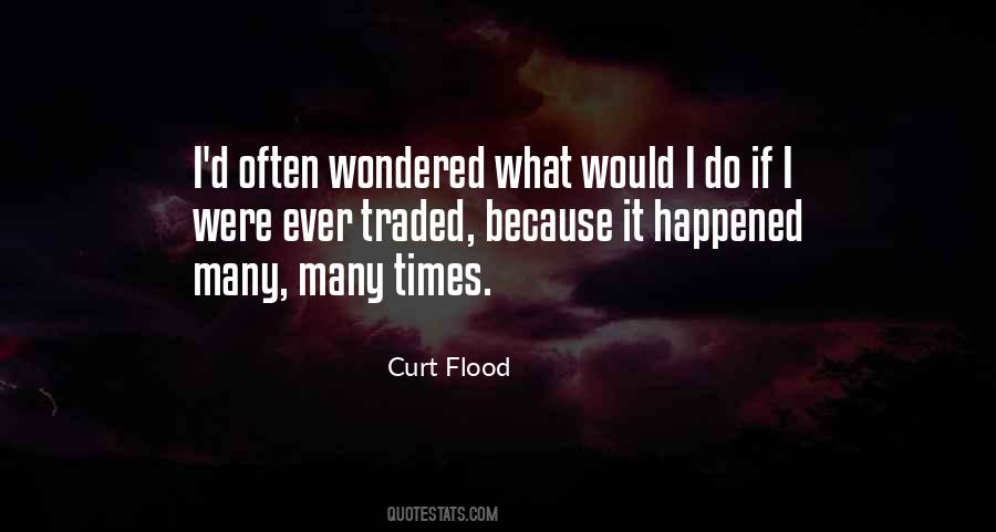 Quotes About Curt Flood #978105