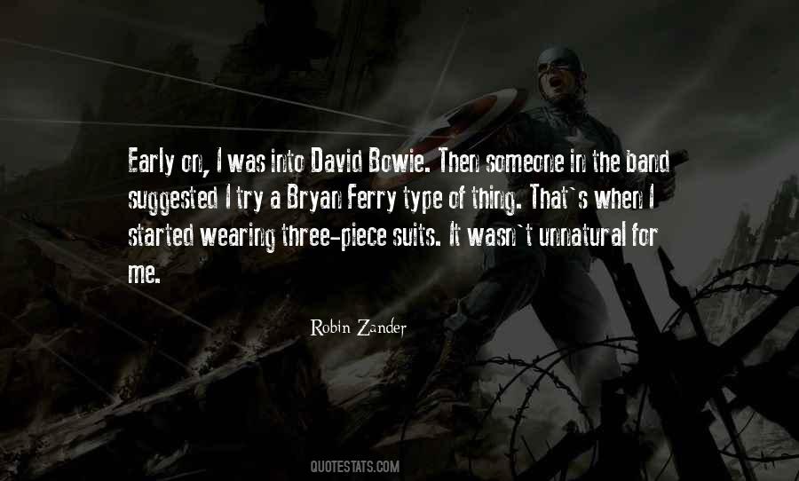 Quotes About David Bowie #447502