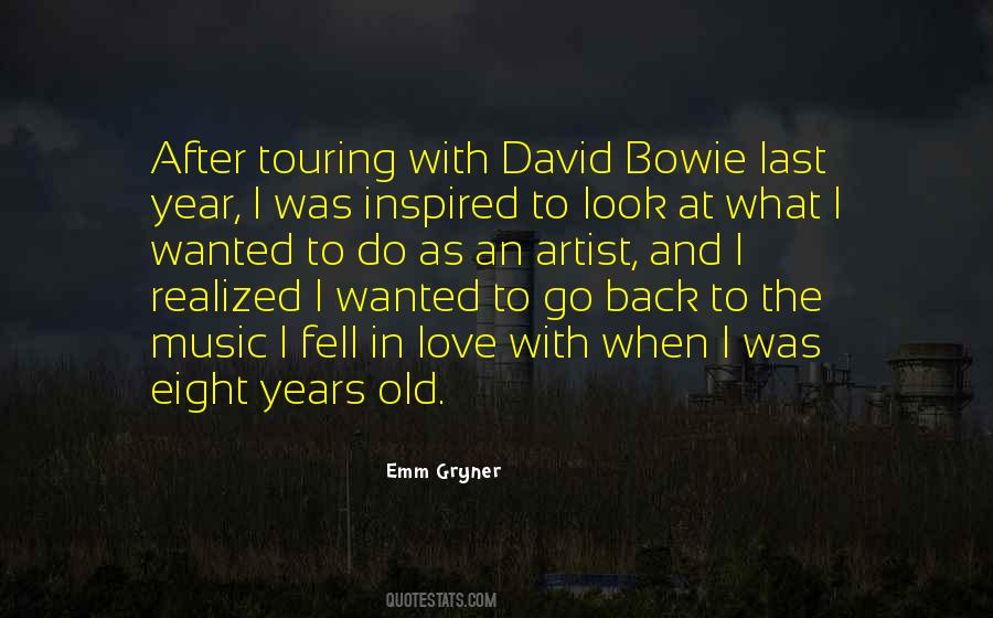 Quotes About David Bowie #540161