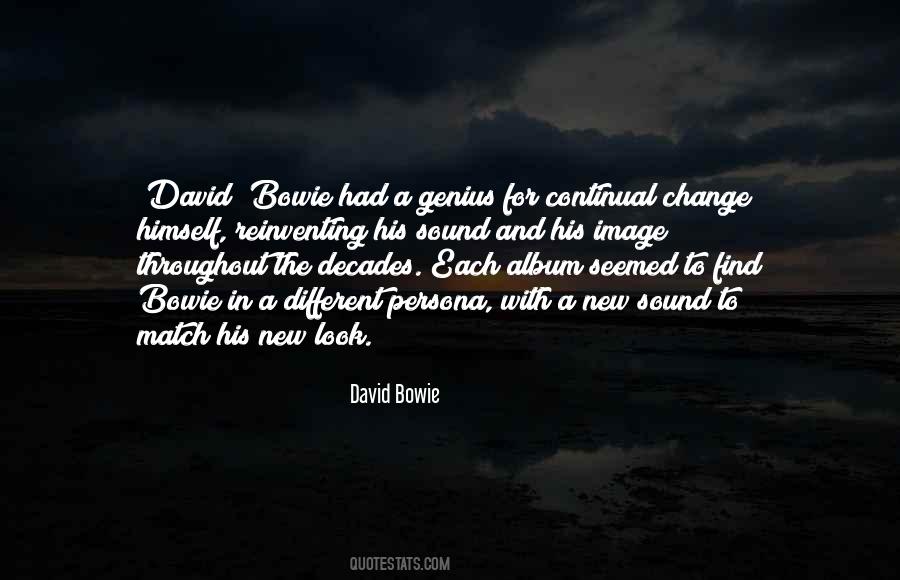 Quotes About David Bowie #710566