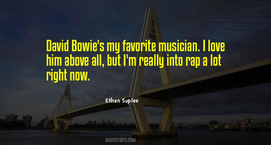 Quotes About David Bowie #728159