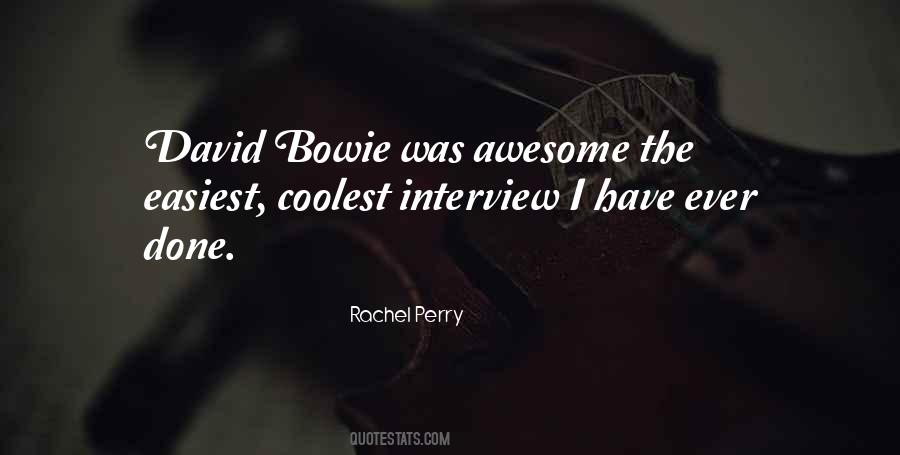 Quotes About David Bowie #760254