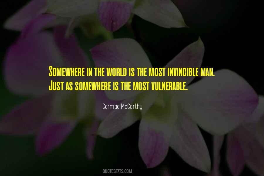 Somewhere In The World Quotes #15392