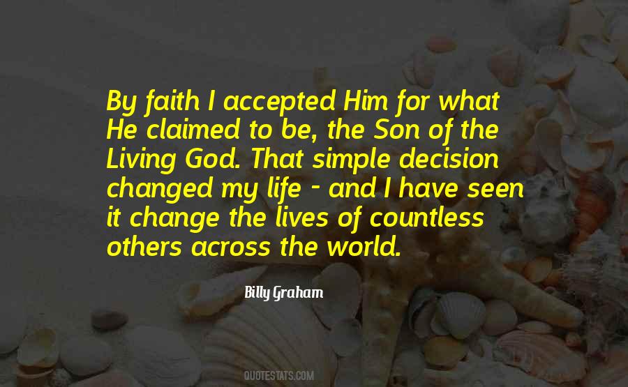 Son Changed My Life Quotes #1522602