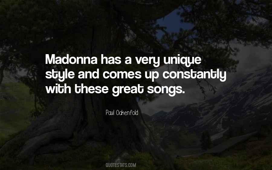 Quotes About Madonna #899978