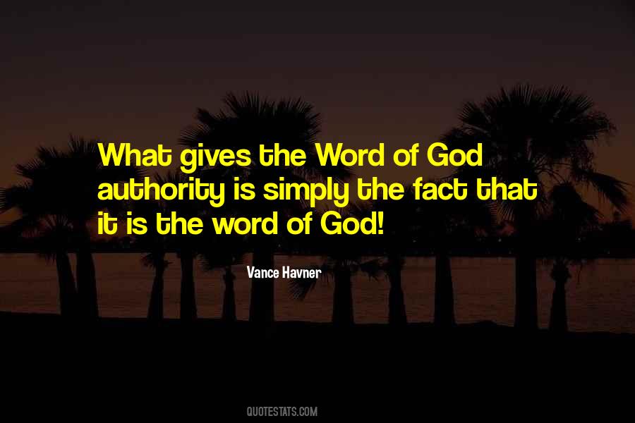 Quotes About Word Of God #1061264