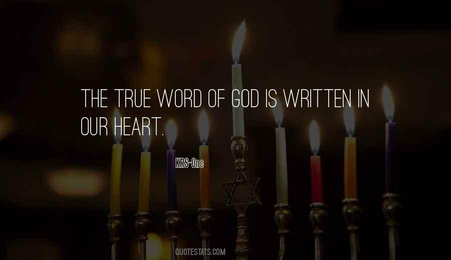 Quotes About Word Of God #1352159
