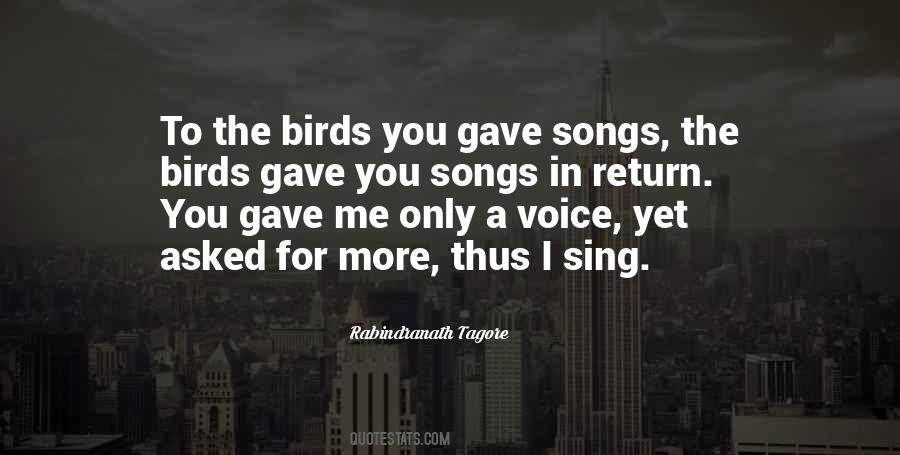 Song Birds Quotes #1811781