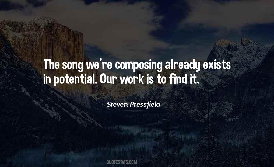 Song Composing Quotes #1077016