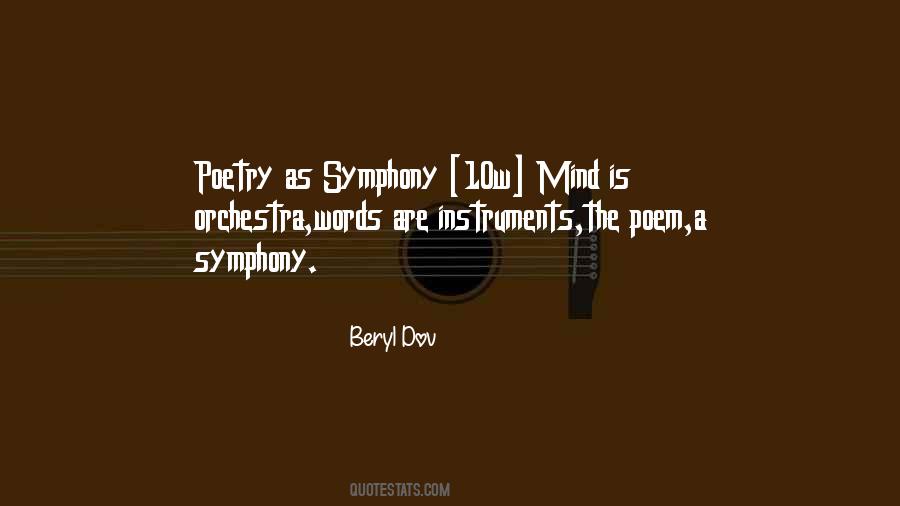 Quotes About Symphony #1180865
