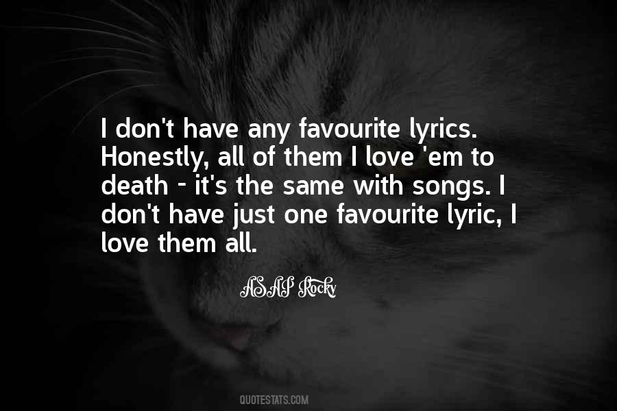 Song Lyrics Best Quotes #135539