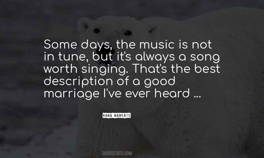 Song Singing Quotes #346160 Song Singing Quotes #346160