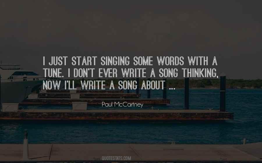 Song Singing Quotes #410872 Song Singing Quotes #410872