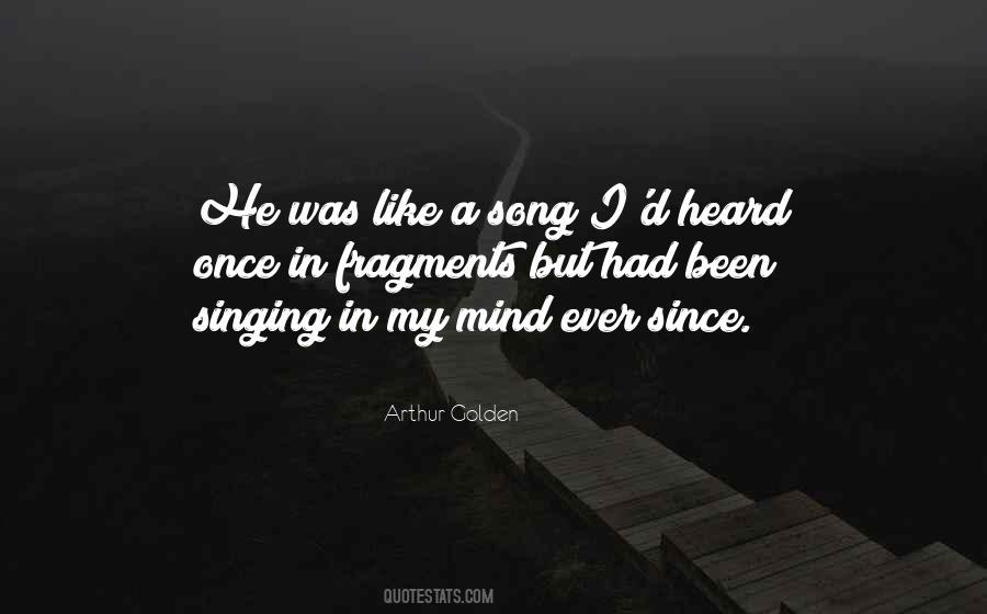 Song Singing Quotes #86880 Song Singing Quotes #86880