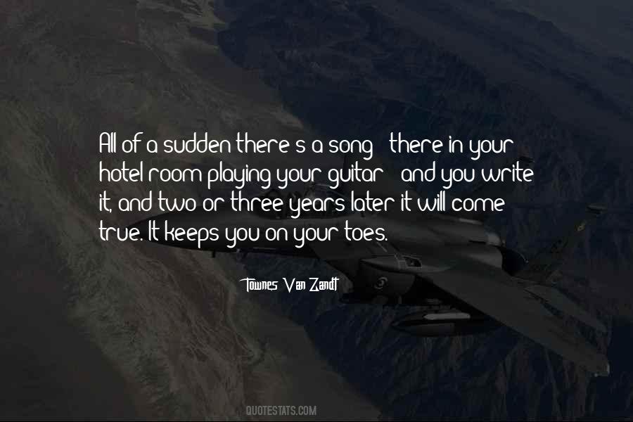 Quotes About Townes Van Zandt #478360