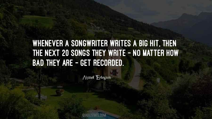 Songwriter Quotes #994630