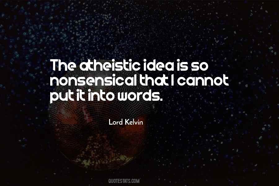 Quotes About Atheistic #122328