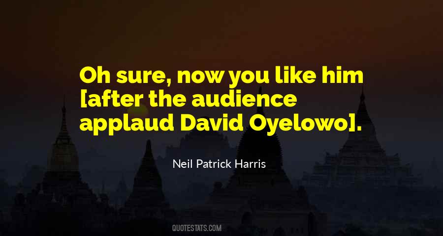 Quotes About Neil Patrick Harris #1275437