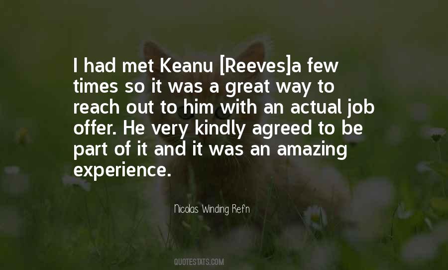 Quotes About Keanu Reeves #1268711