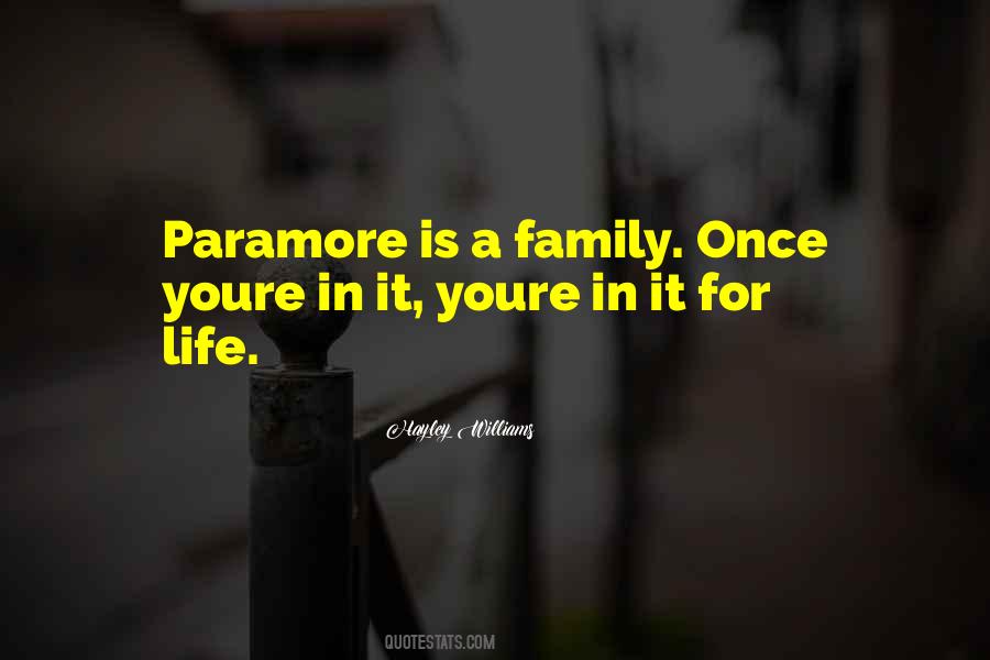 Quotes About Paramore #658891