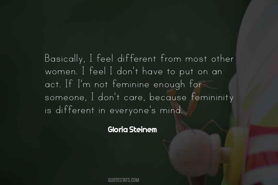 Quotes About Gloria Steinem #101864