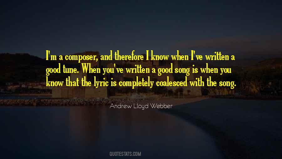 Quotes About Andrew Lloyd Webber #1233906