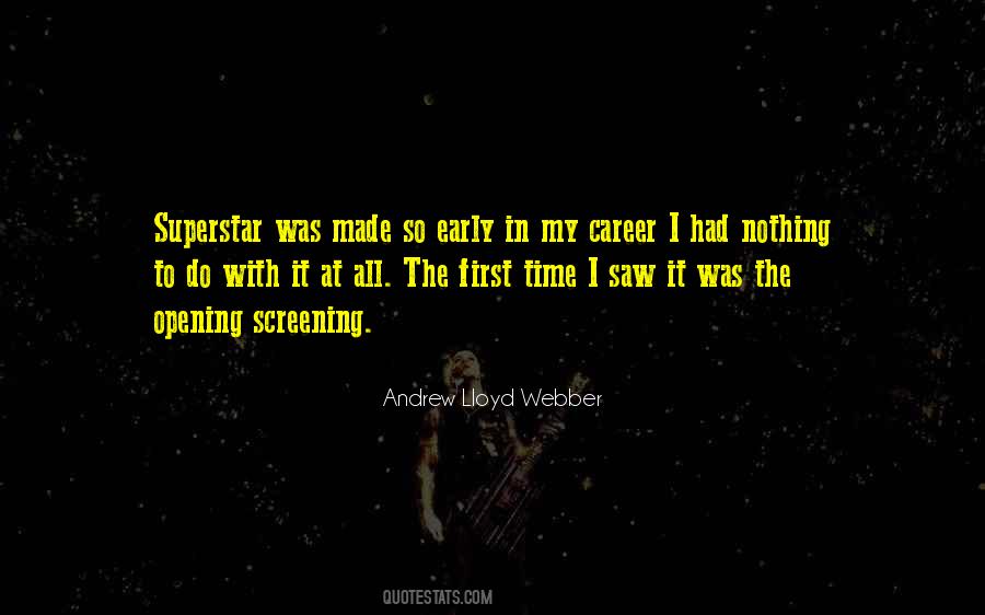 Quotes About Andrew Lloyd Webber #1270364