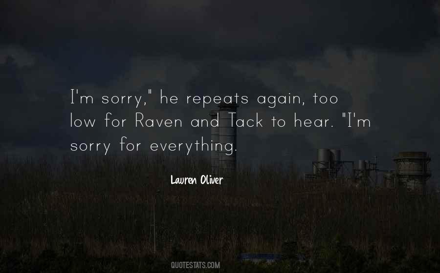 Sorry Again And Again Quotes #219992